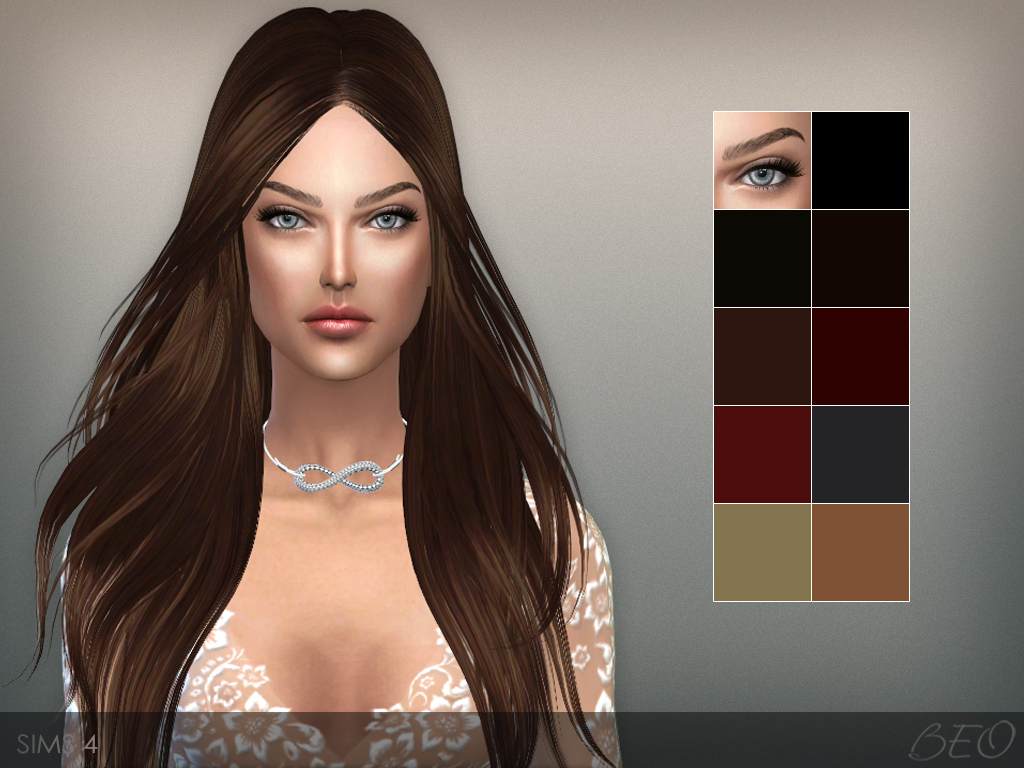 Eyebrows 01 for The Sims 4 by BEO